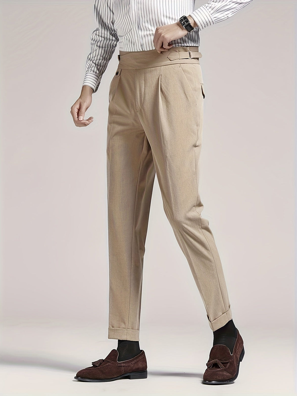 Pantalon homme taille haute - image 7