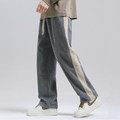 Pantalon homme texturé à cordon - Gris