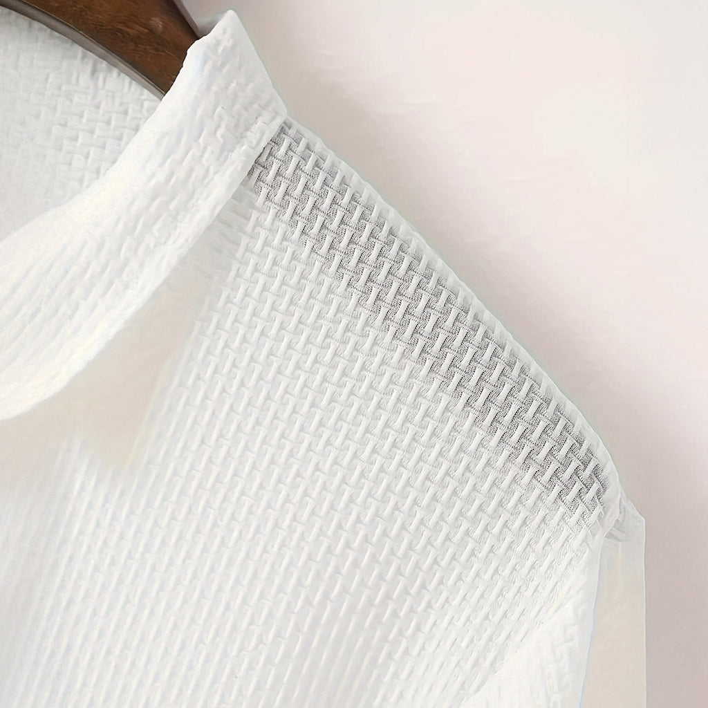 Polo en maille à manches courtes - image 12