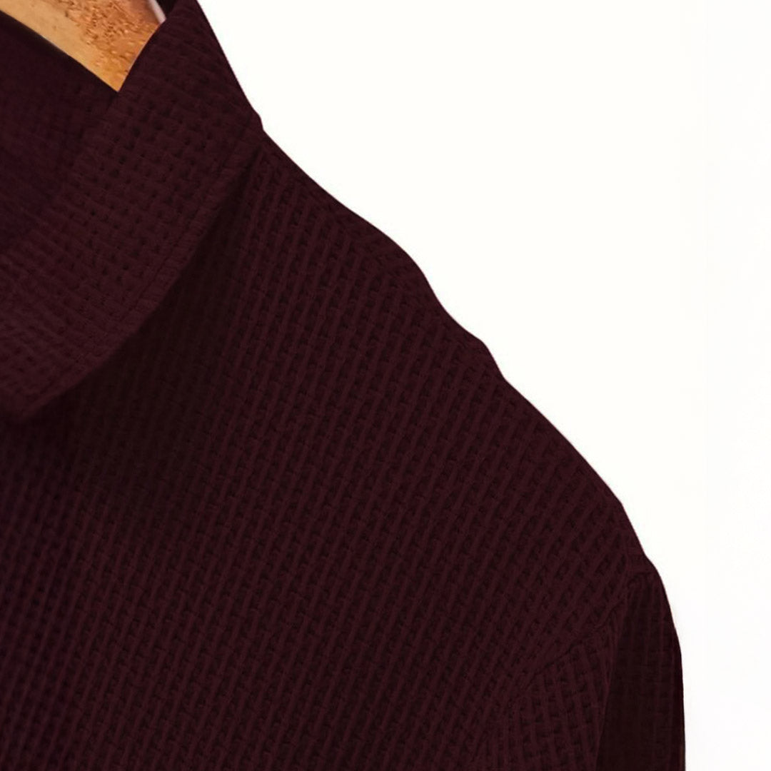 Polo en maille à manches courtes - image 30