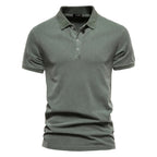 Polo Homme à Manches Courtes – Haut Décontracté et Confortable d’Été - Vert