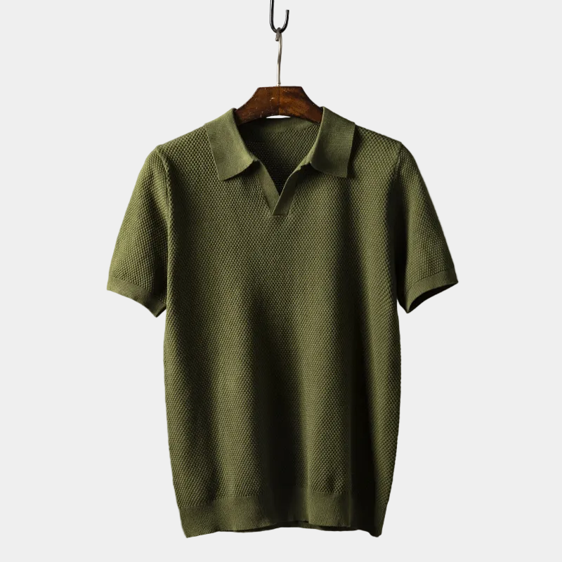 Polo homme col classique - Vert