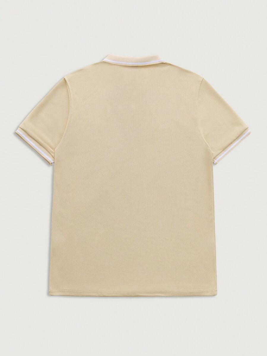 Polo homme col côtelé - image 4