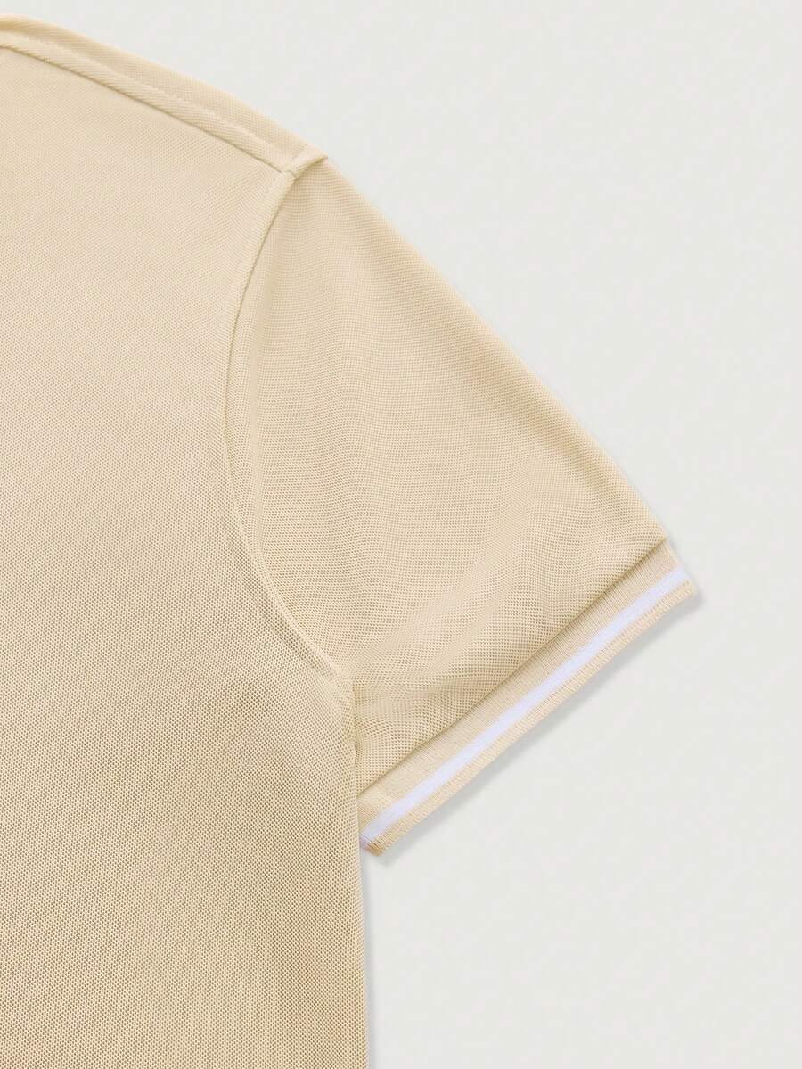 Polo homme col côtelé - image 6