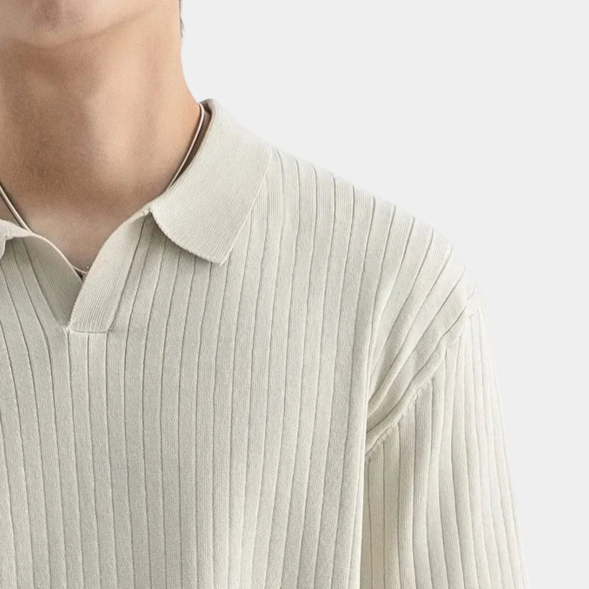 Polo homme côtel - image 9