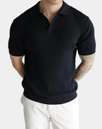 Polo homme côtelé - image 1