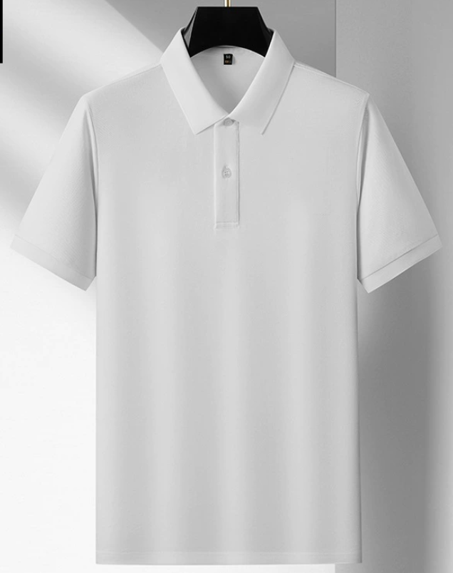 Polo Homme en Coton Premium – Manches Courtes Décontracté Classique - Blanc