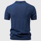 Polo homme maille côtelée - image 6