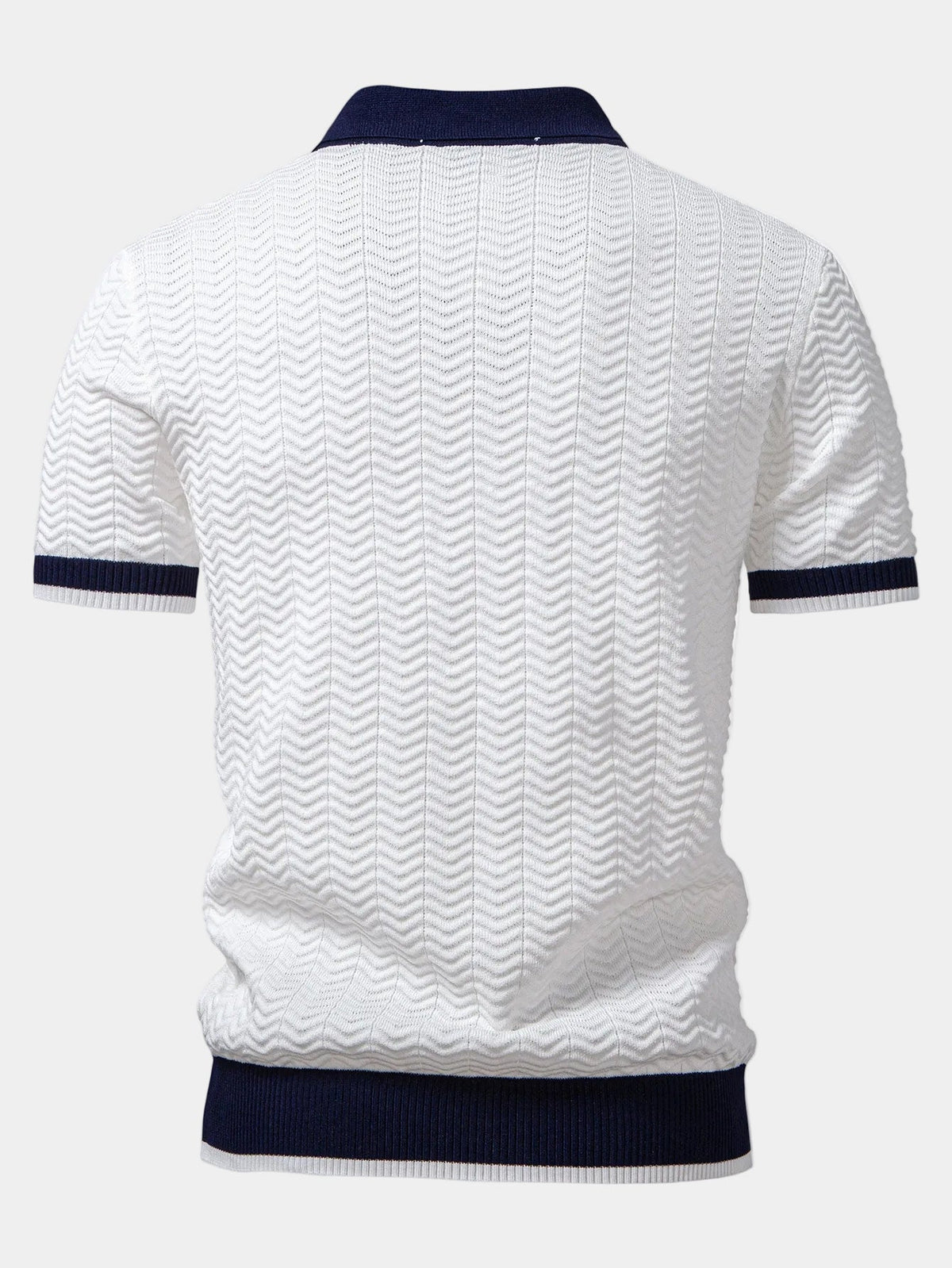 Polo homme maille texturée - image 5