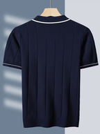 Polo homme maille verticale - image 3