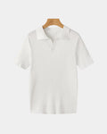 Polo homme manches courtes - Blanc