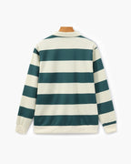 Polo homme rayé manches longues - image 4