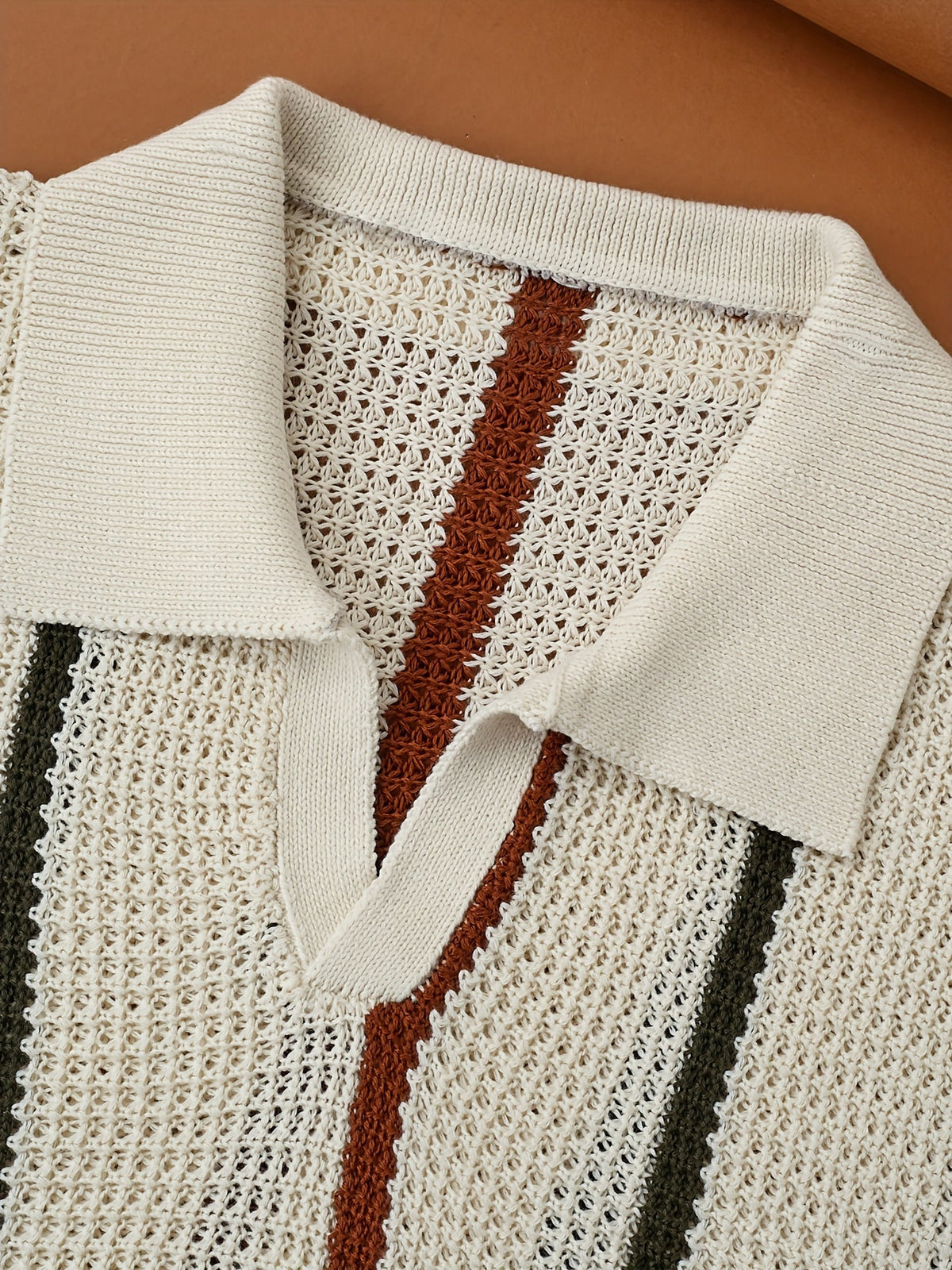 Polo homme rayures verticales - image 3