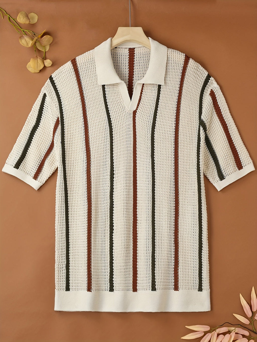 Polo homme rayures verticales - Multicolore