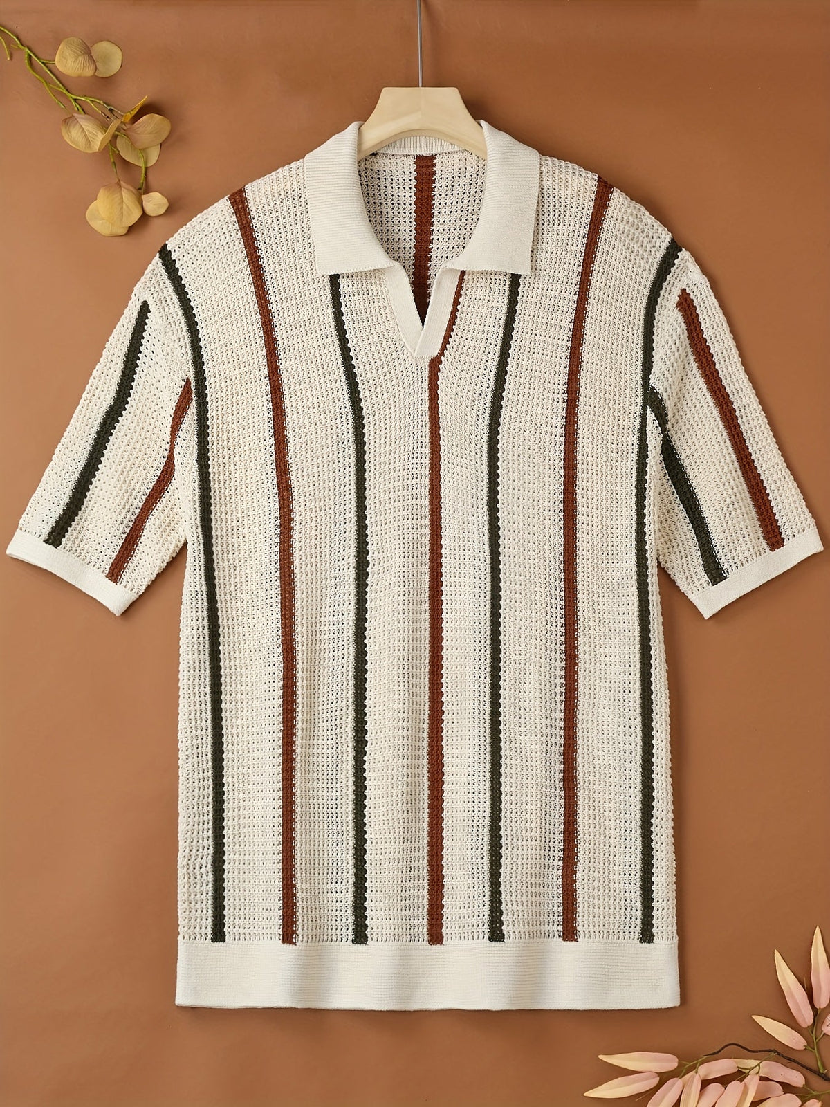 Polo homme rayures verticales - Multicolore