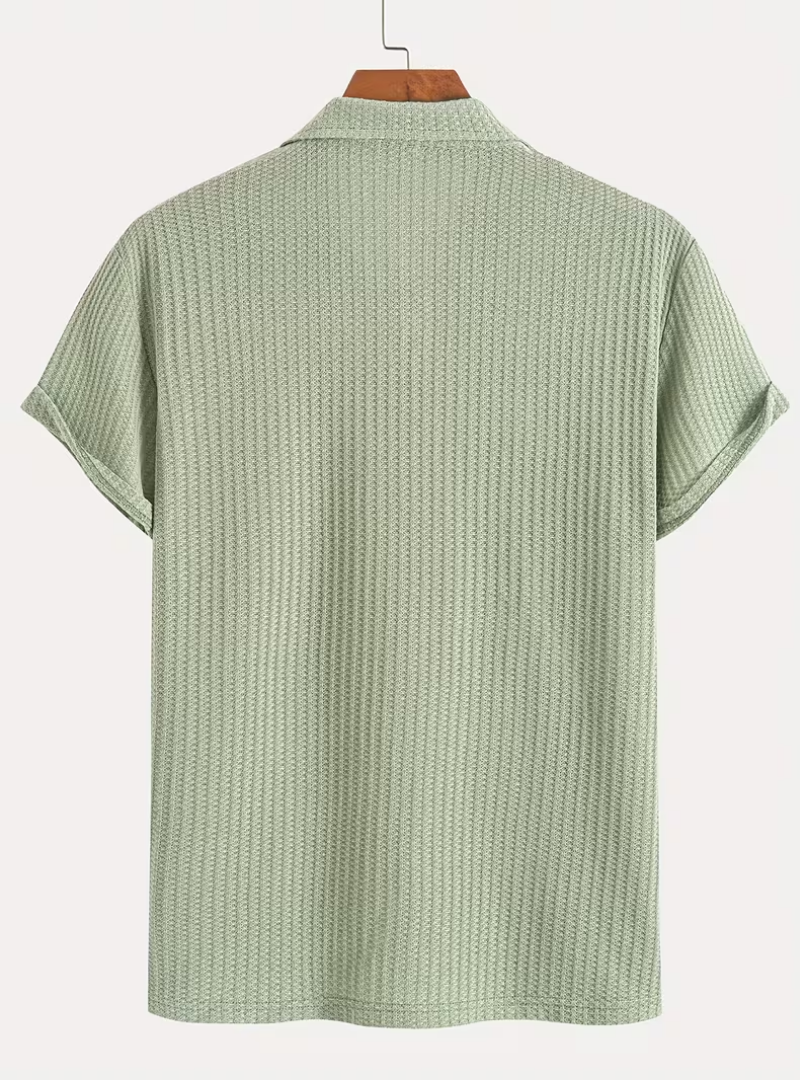 Polo homme texturé - image 7
