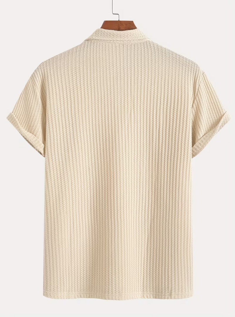 Polo homme texturé - image 8