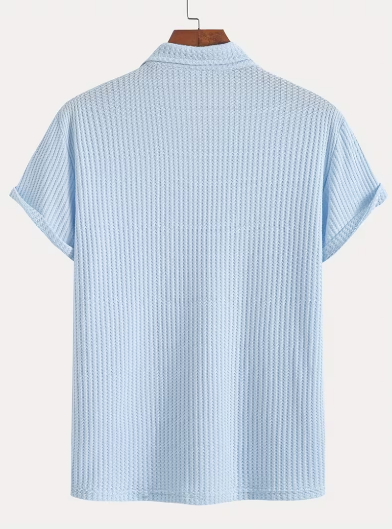 Polo homme texturé - image 9