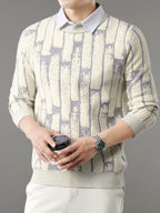 Pull Col Rond Homme Avec Motif - image 2