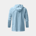 Pull homme à capuche lacets - image 6