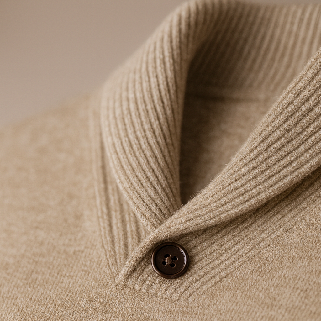 Pull homme col châle - image 6