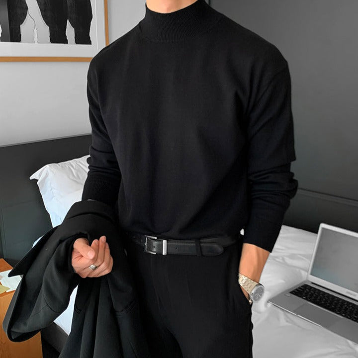 Pull homme col montant - image 4