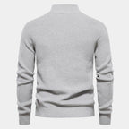 Pull homme col montant zippé - image 7
