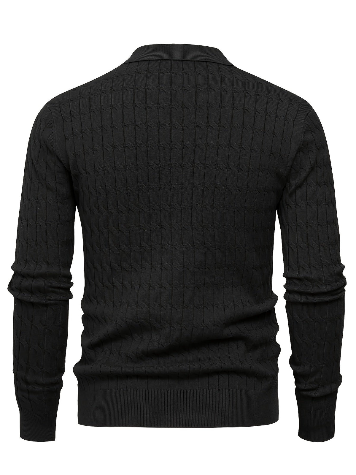 Pull homme col polo - image 6
