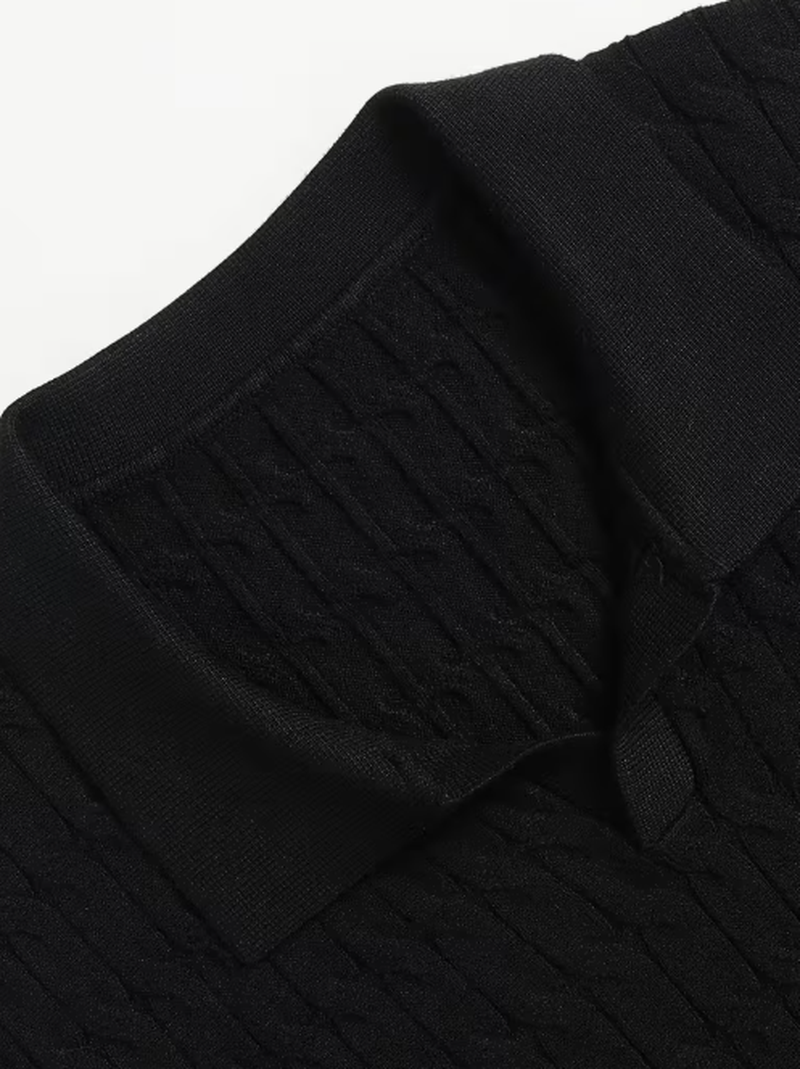 Pull homme col polo - image 7