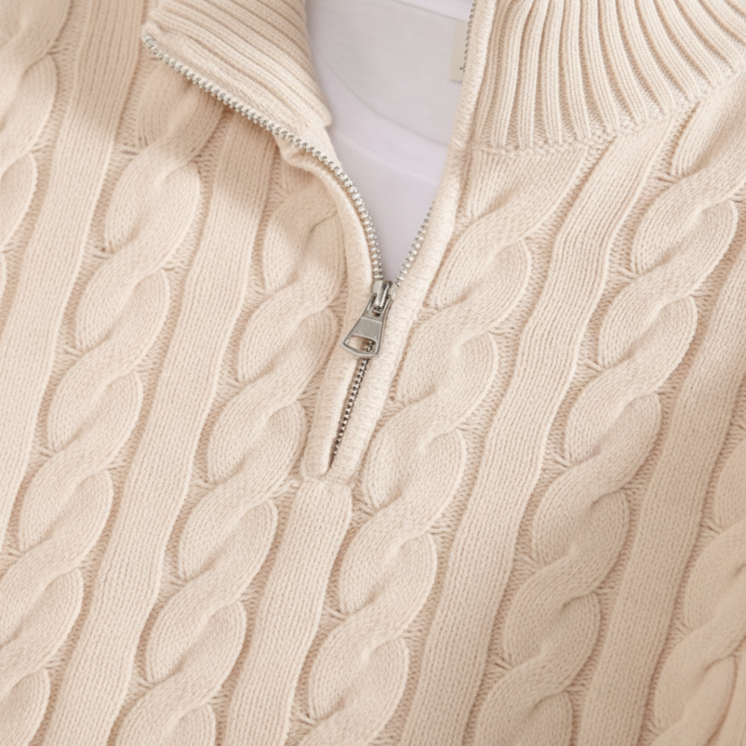 Pull homme demi-zip - image 8