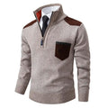 Pull Homme Luxe Doux d’Automne – Maille Confort Élégante - Beige