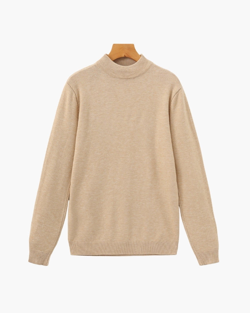 Pull homme manches longues - Beige