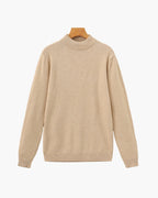Pull homme manches longues - Beige