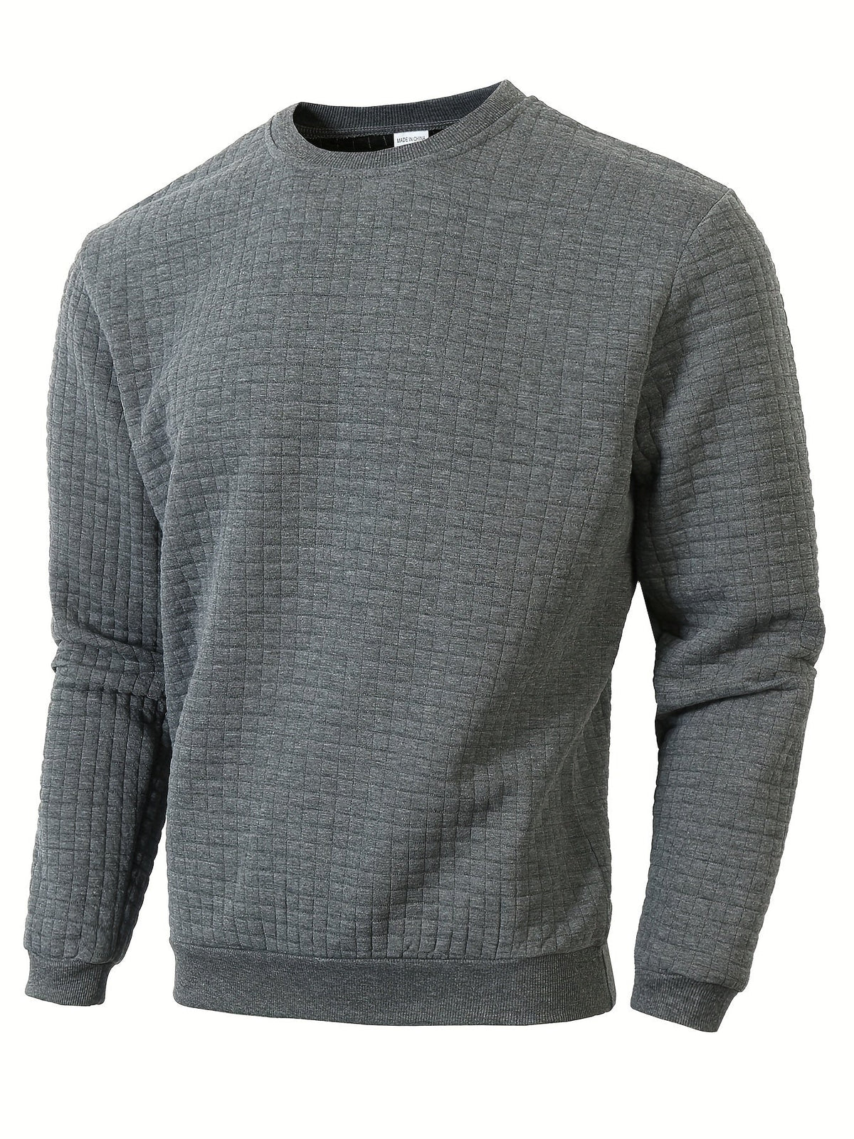 Pull homme texturé - Gris