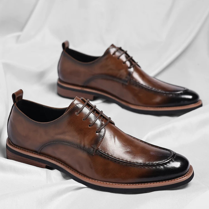 Richelieus homme à lacets - Marron