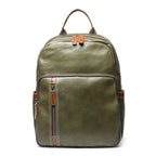 Sac à dos homme zippé - Vert olive