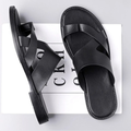 Sandales homme à brides - Noir
