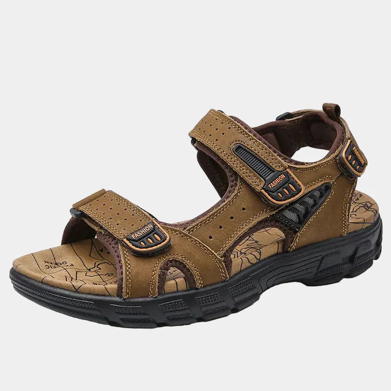 Sandales homme à scratch - image 6