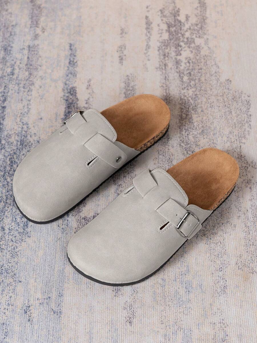 Sandales homme bout fermé - Gris clair