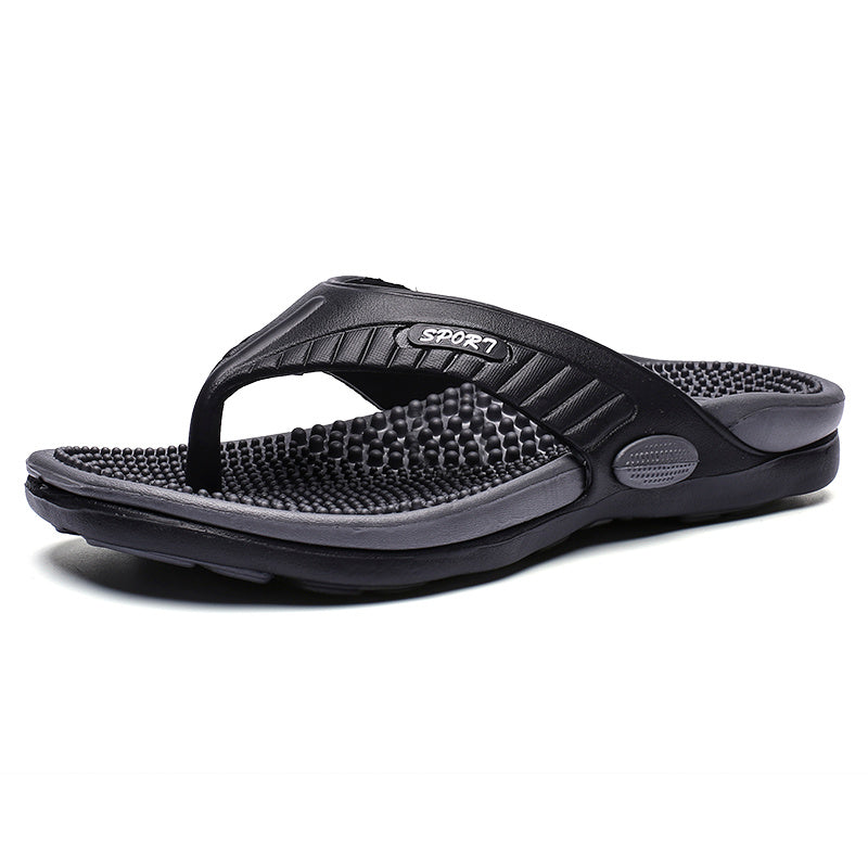 Sandales homme entre-doigts - Noir