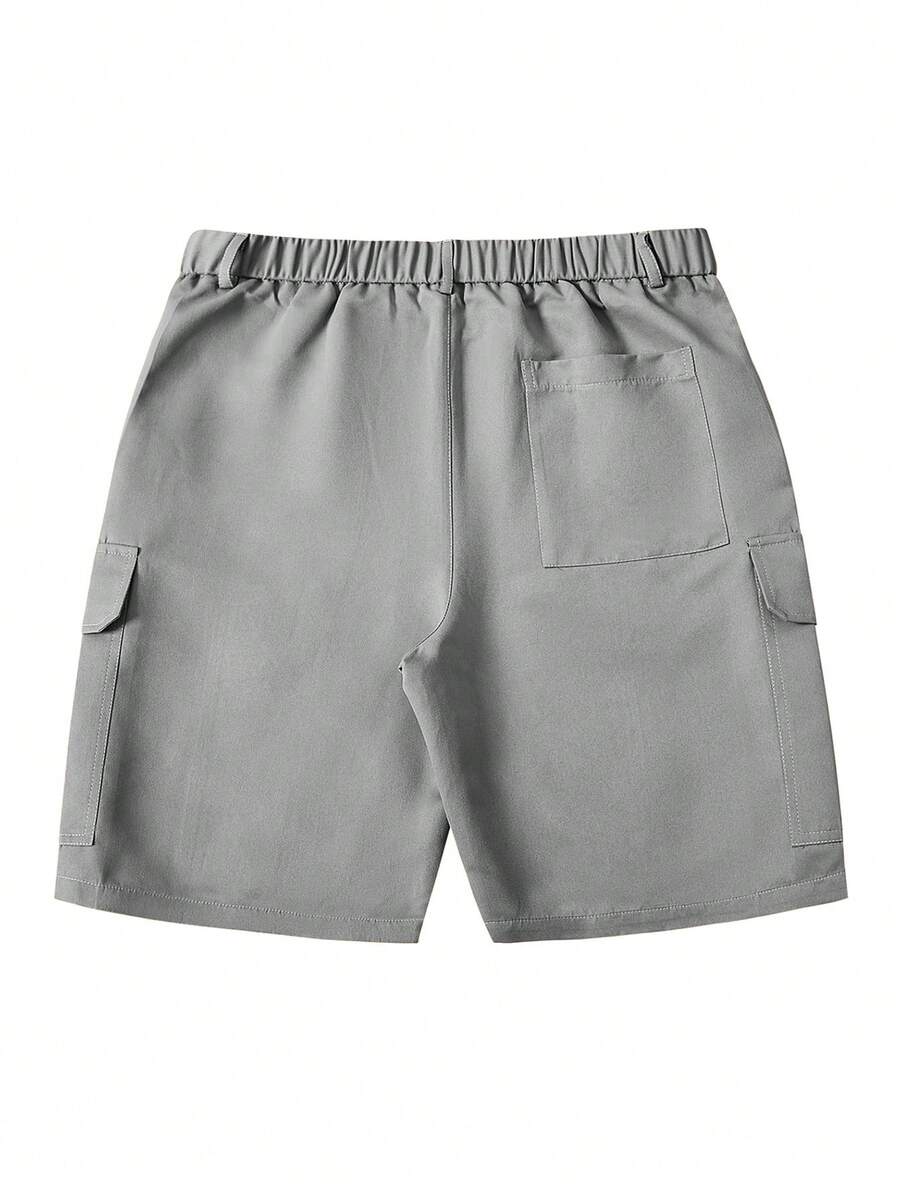 Short cargo homme à poches à rabat - image 12