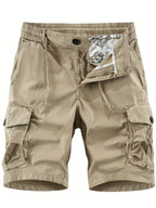 Short cargo homme cordon de serrage - Camel