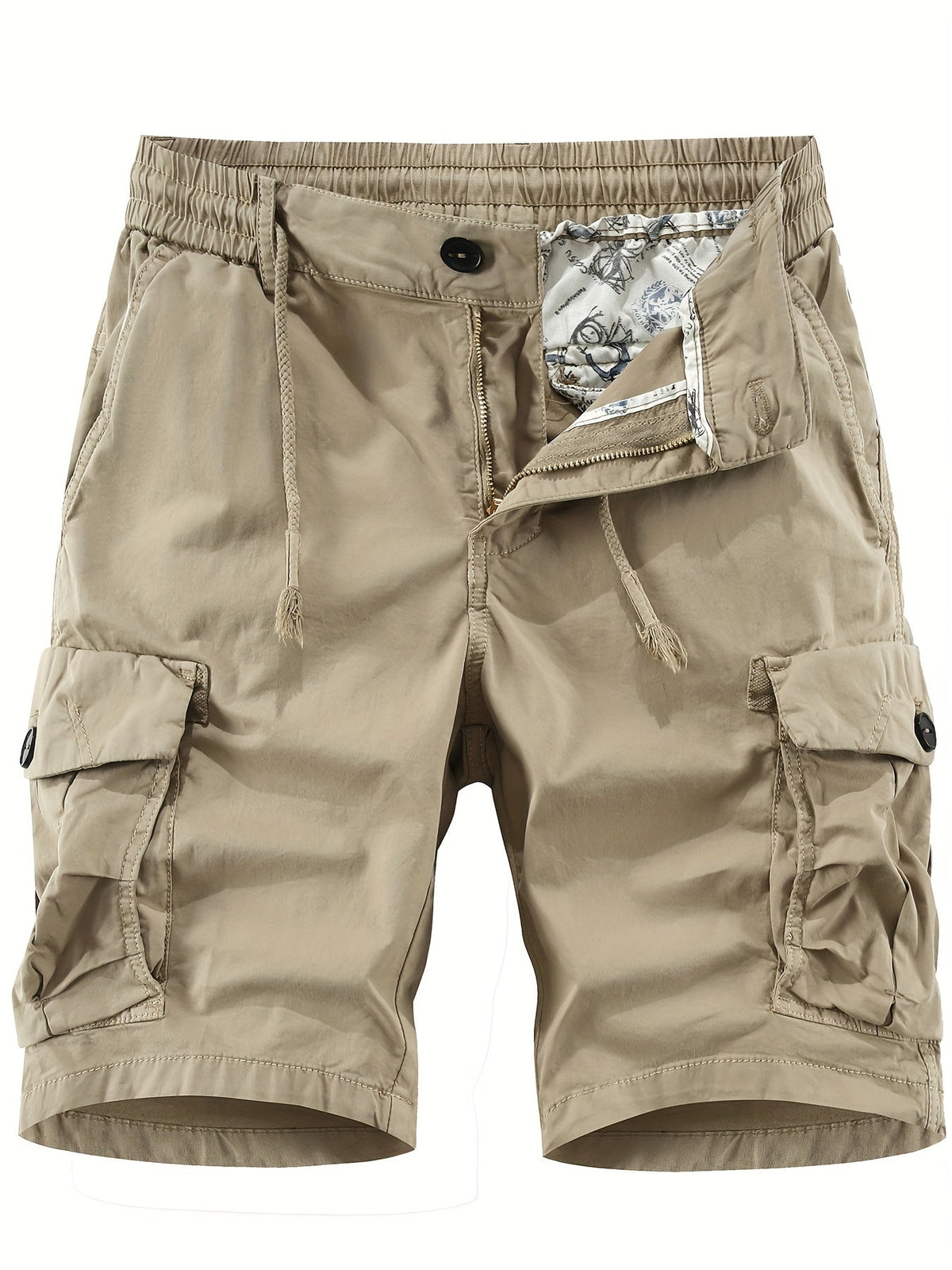 Short cargo homme cordon de serrage - Camel