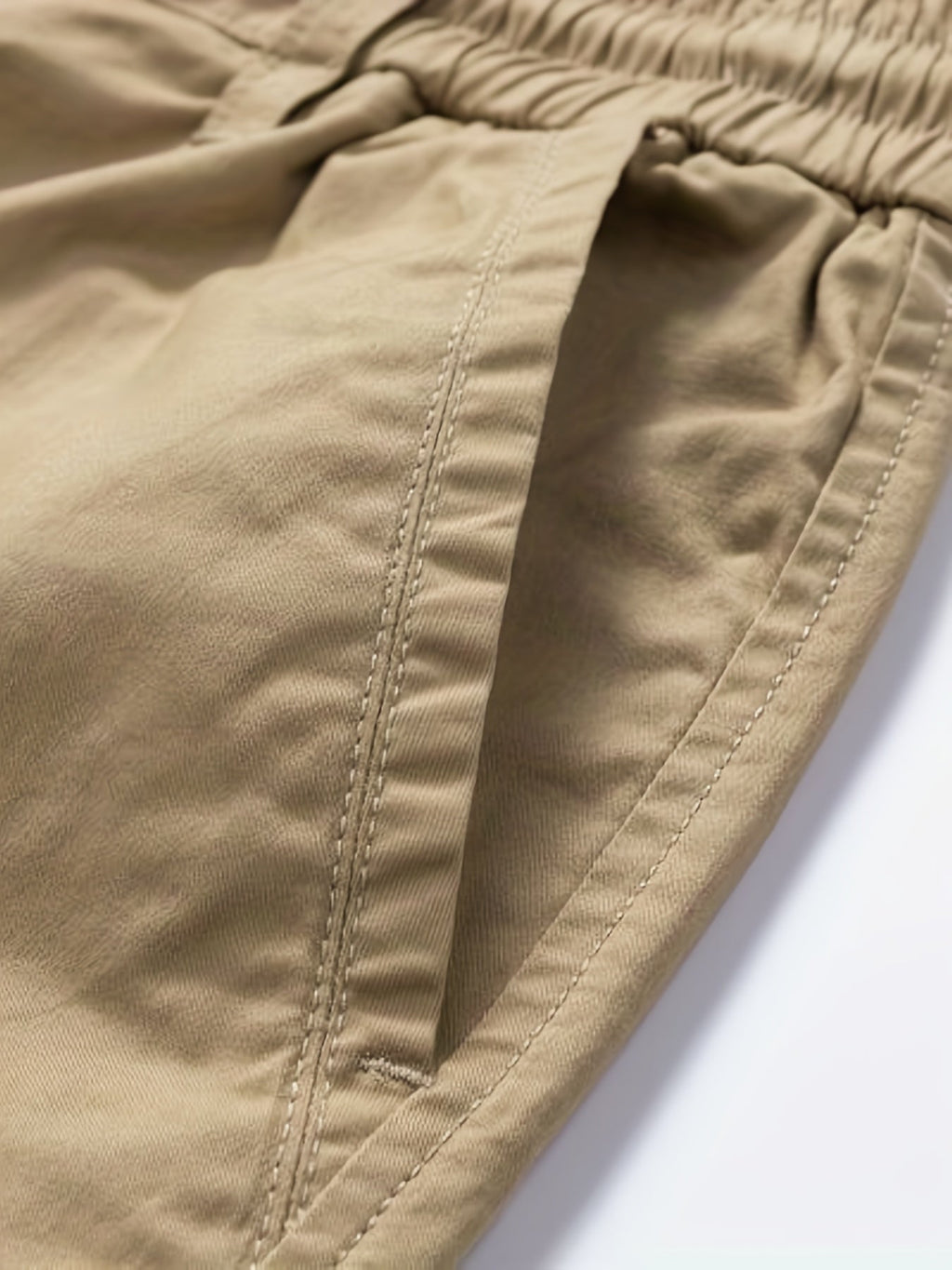 Short cargo homme texture tissée - image 3