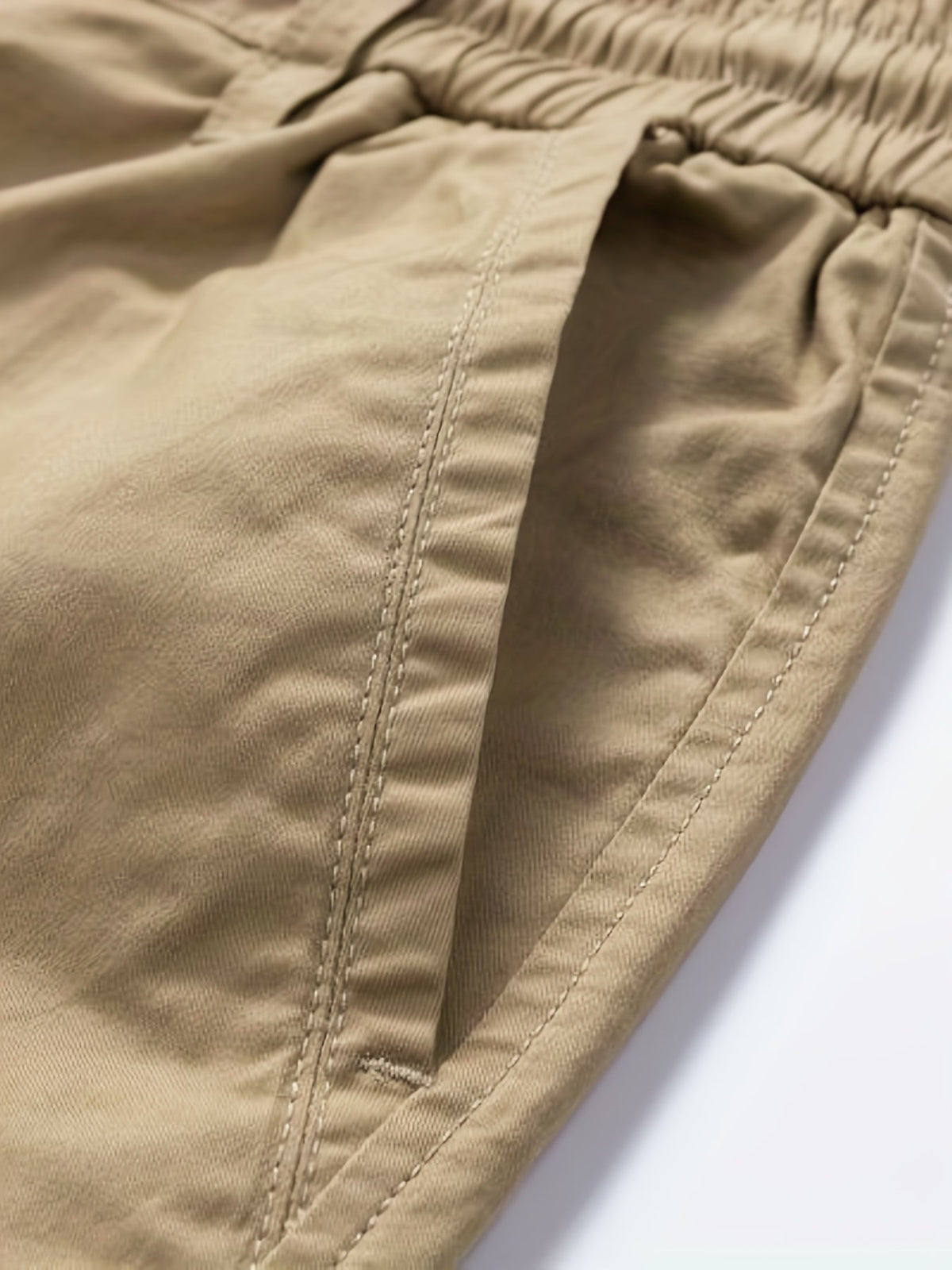 Short cargo homme texture tissée - image 3