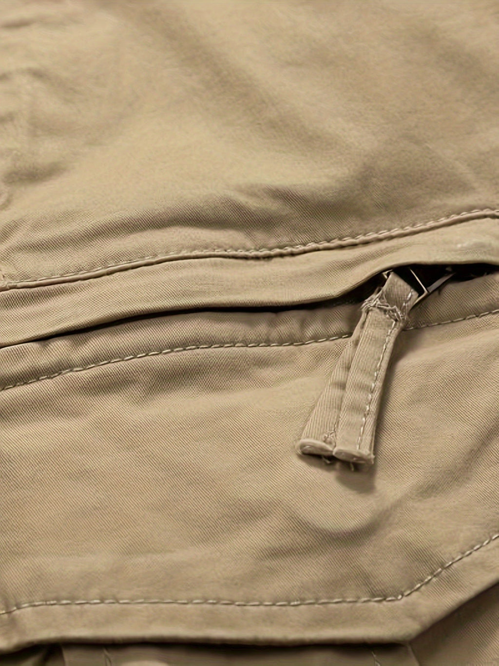 Short cargo homme texture tissée - image 5