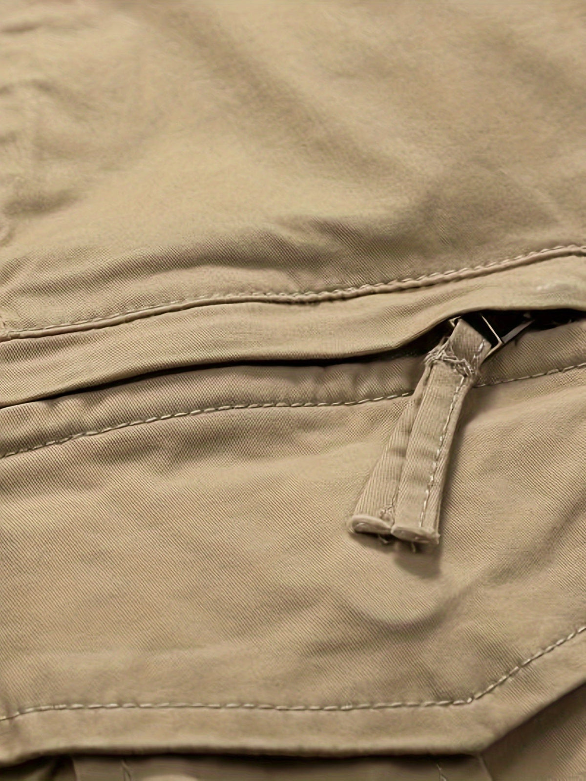 Short cargo homme texture tissée - image 5