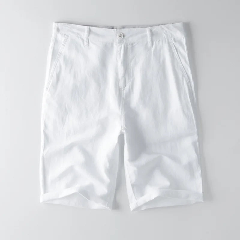 Short chino homme decontracte - Leger et polyvalent - Blanc
