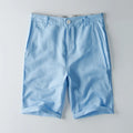 Short chino homme decontracte - Leger et polyvalent - Bleu clair