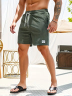 Short de bain homme à cordon - image 3